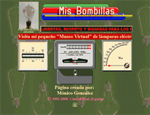 Tablet Screenshot of mis-bombillas.com